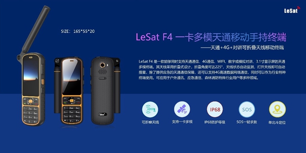 Tiantong Satellite Phone LeSat F4: A Multi Mode Satellite Communication Tool